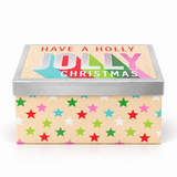 Metallic Christmas Gift Box