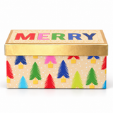 Metallic Christmas Gift Box