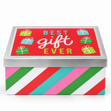 Metallic Christmas Gift Box