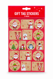 Christmas Gift Tag Stickers – 2 Sheets