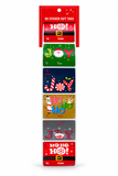 Christmas Gift Tag Sticker Roll – 80 Pieces