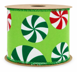 Candy Monster Christmas Ribbon - 63 mm x 2.7 m