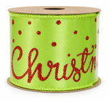 Candy Monster Christmas Ribbon - 63 mm x 2.7 m
