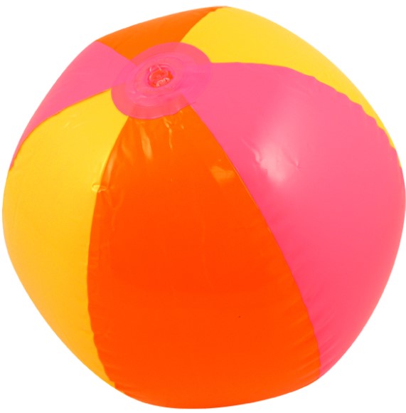Pink, yellow and orange beach-ball panels – 40cm
