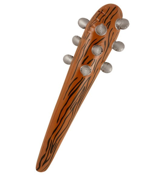 Brown club with printed wood grain and stud details – 60cm