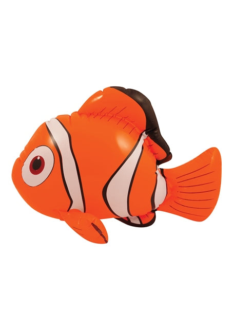 Orange clownfish with black-edged white stripes – 43cm