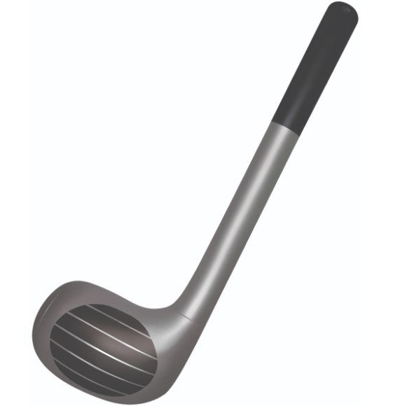 Grey golf-club design with a black grip – 92cm