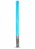 Blue inflatable light sabre – 90cm on a white background