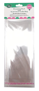 Self Seal Cellophane Bags ( 9x21cm) 50PK - Clear