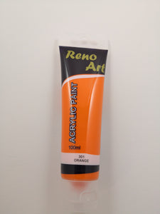 #301 Reno Art Acrylic Paint (100ml) - Orange