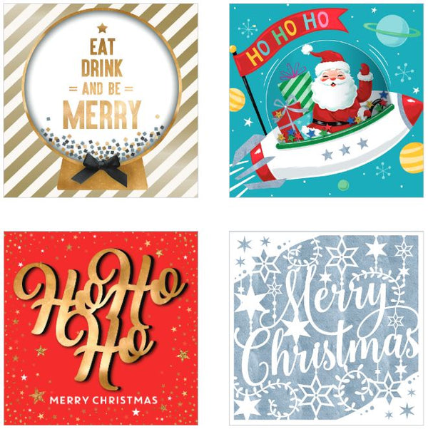 Christmas Gift Cards 5PK - 3D Contemporary