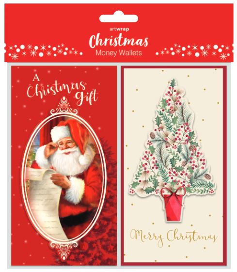 Christmas Money Wallet - Contemporary