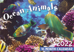 Calendar (Rectangle) - Ocean Animals