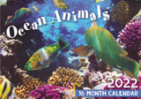 日历（长方形）- 海洋动物