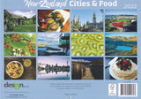 日历（矩形）- NZ Cities And Food