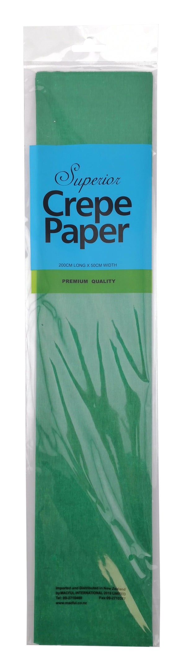 Crepe Paper (50cm x 2M) - Green