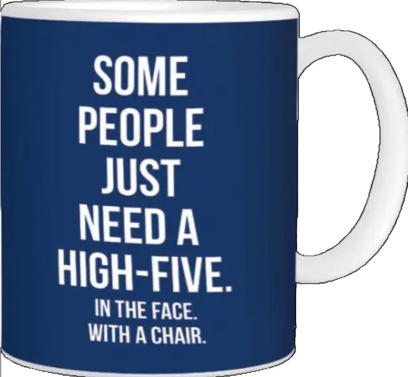 Novelty Mug - High Five In The Face