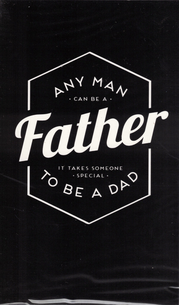 Jordan Fathers Day Greeting Card - Modern Black