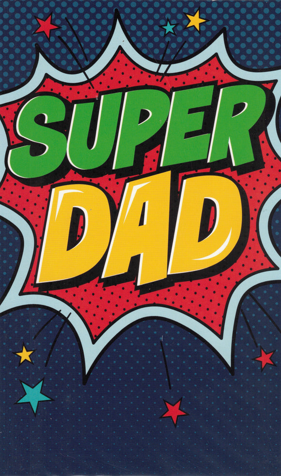Jordan Fathers Day Greeting Card - Super Dad