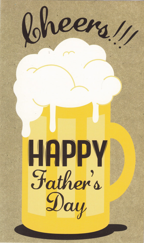 Jordan Fathers Day Greeting Card - Cheers