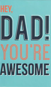 Jordan Fathers Day Greeting Card - You're Awesome