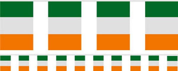 Ireland Bunting (10x21cm) L:3M 12 Flags