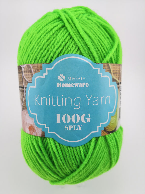 #11 针织纱线 (100g) - 绿色