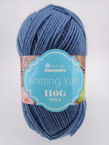#29 Knitting Yarn (110g) - Steel Blue