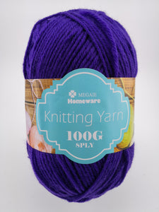 #31 Knitting Yarn (110g) - Royal Purple