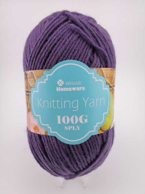 #32 针织纱线 (110g) - 紫色