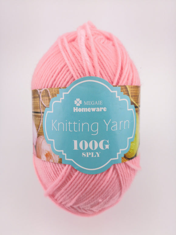 #05 针织纱线 (100g) - 淡粉色