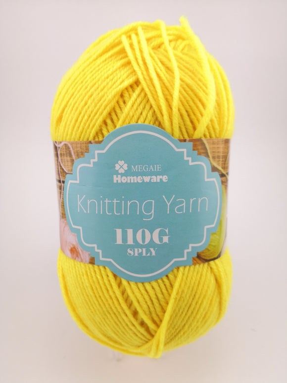 #07 Knitting Yarn (100g) - Yellow
