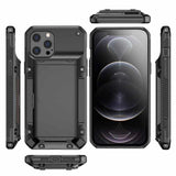Shockproof Back Case With Card Slot - iPhone 14 Pro Max