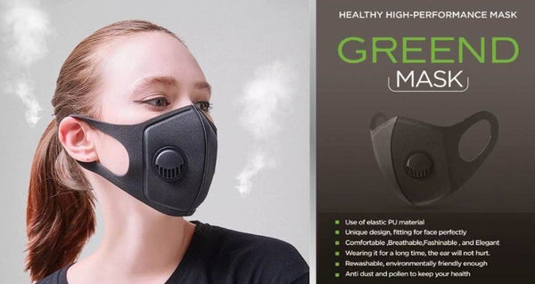 Polyurethane Sponge Face Mask with Respirator