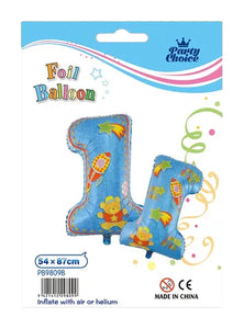 Foil Balloon (54x87cm) - 1st Birthday Boy