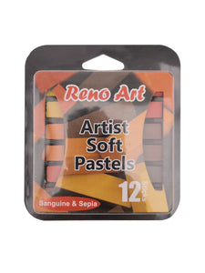 Reno Art Soft Pastels - Sanguine And Sepia