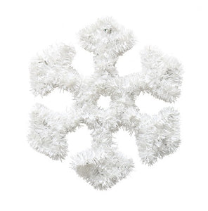 Tinsel Decorative Snowflake (30cm)