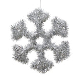 Tinsel Decorative Snowflake (30cm)