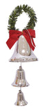 Christmas Hanging Shiny Bells With Bow 3PC
