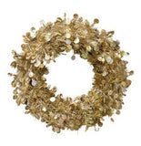 Tinsel Wreath (Holographic Dots) - Wavy Cut