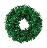 Tinsel Wreath (Holographic Dots) - Wavy Cut