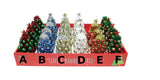 Mini Tinsel Tree With Baubles (H:16cm)