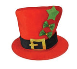 Christmas Fancy Trimmed Top Hat