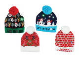 Light Up Knitted Christmas Beanie