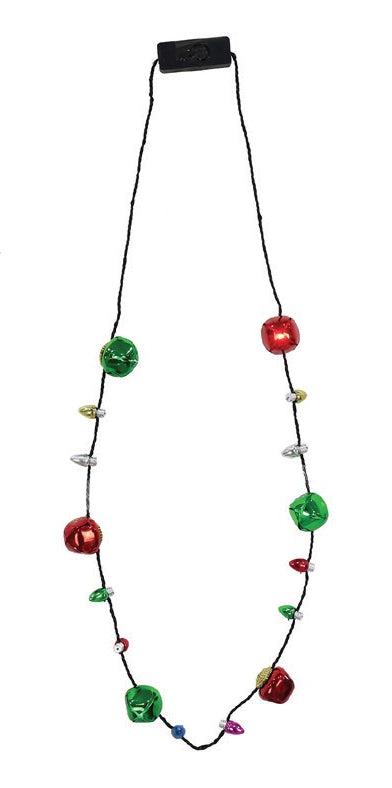 Novelty Flashing Necklace With Nutbells