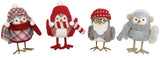 Christmas Dressed Festive Birds (14cm)