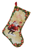 印花传统圣诞袜（50 厘米）