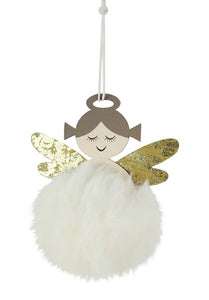Decorative Hanging Fluffy Ball Angel