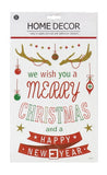Classic Greetings Window Cling Decorations