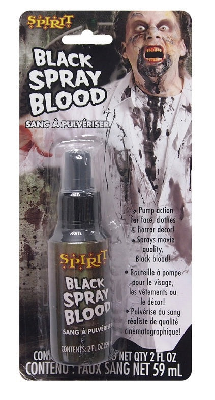 Zombie Black Fake Blood Spray 59ml